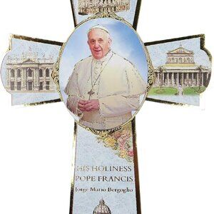 Wood Wall Cross Religious Decor Gifts for Men and Women 6 Inch